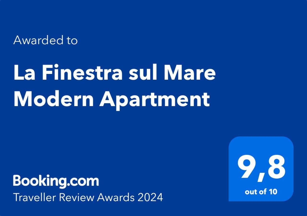 La Finestra Sul Mare Modern Apartment Giardini Naxos Exterior photo